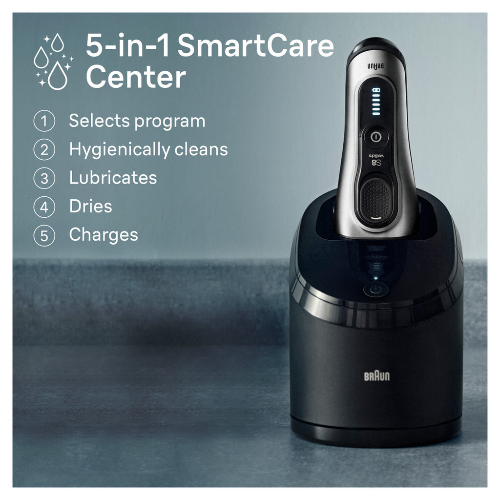 Series 8 Electric Shaver with PowerCase and 5-in-1 SmartCare Center 8577cc