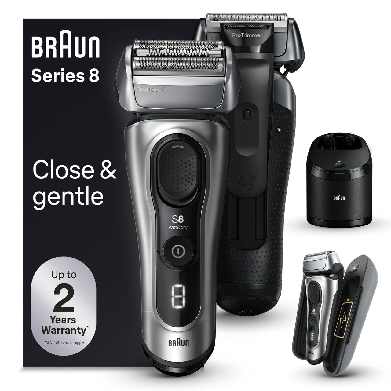 Series 8 Electric Shaver with PowerCase and 5-in-1 SmartCare Center 8577cc