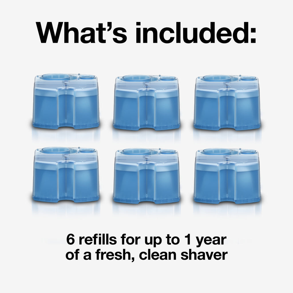 Braun Clean & Renew Refill Cartridges 6 Pack