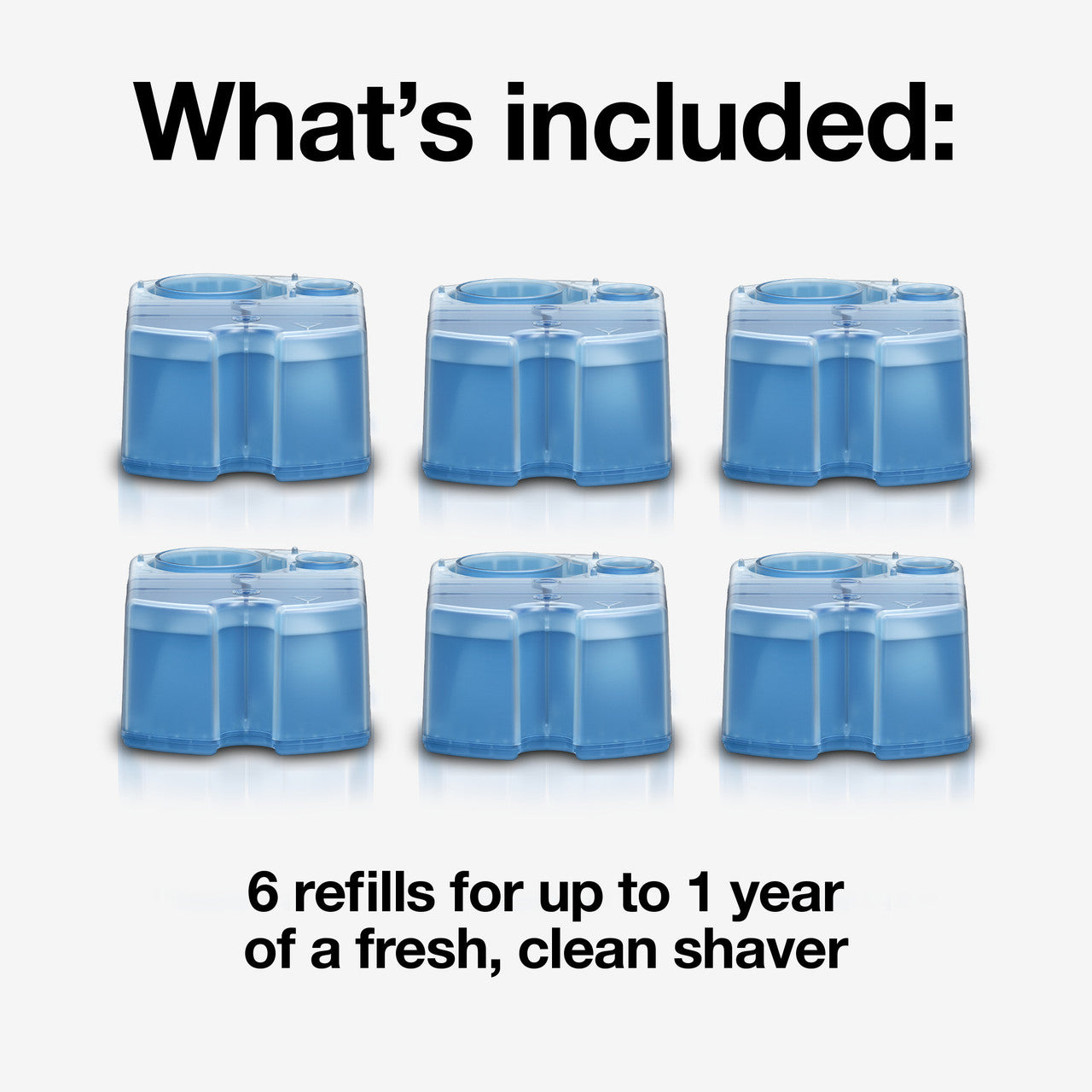 Braun Clean & Renew Refill Cartridges 6 Pack