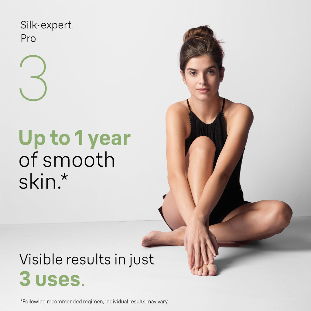 Braun Smart IPL Silk·expert Pro 3: At Home Alternative to Laser Hair Removal for Women and Men At-Home Hair Removal System IPL3020