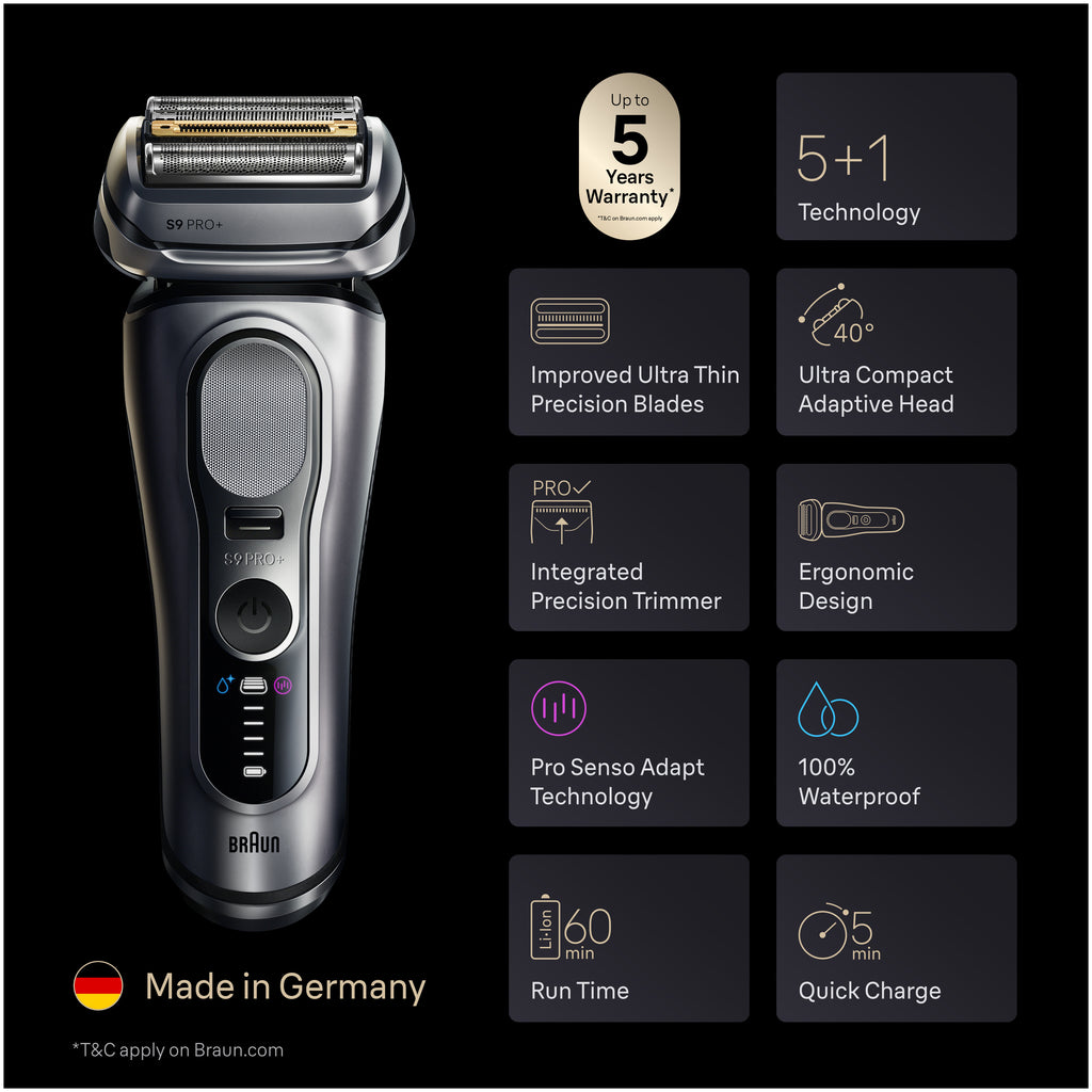 Braun Men’s Electric Shaver Series 9 Pro+ 9667cc