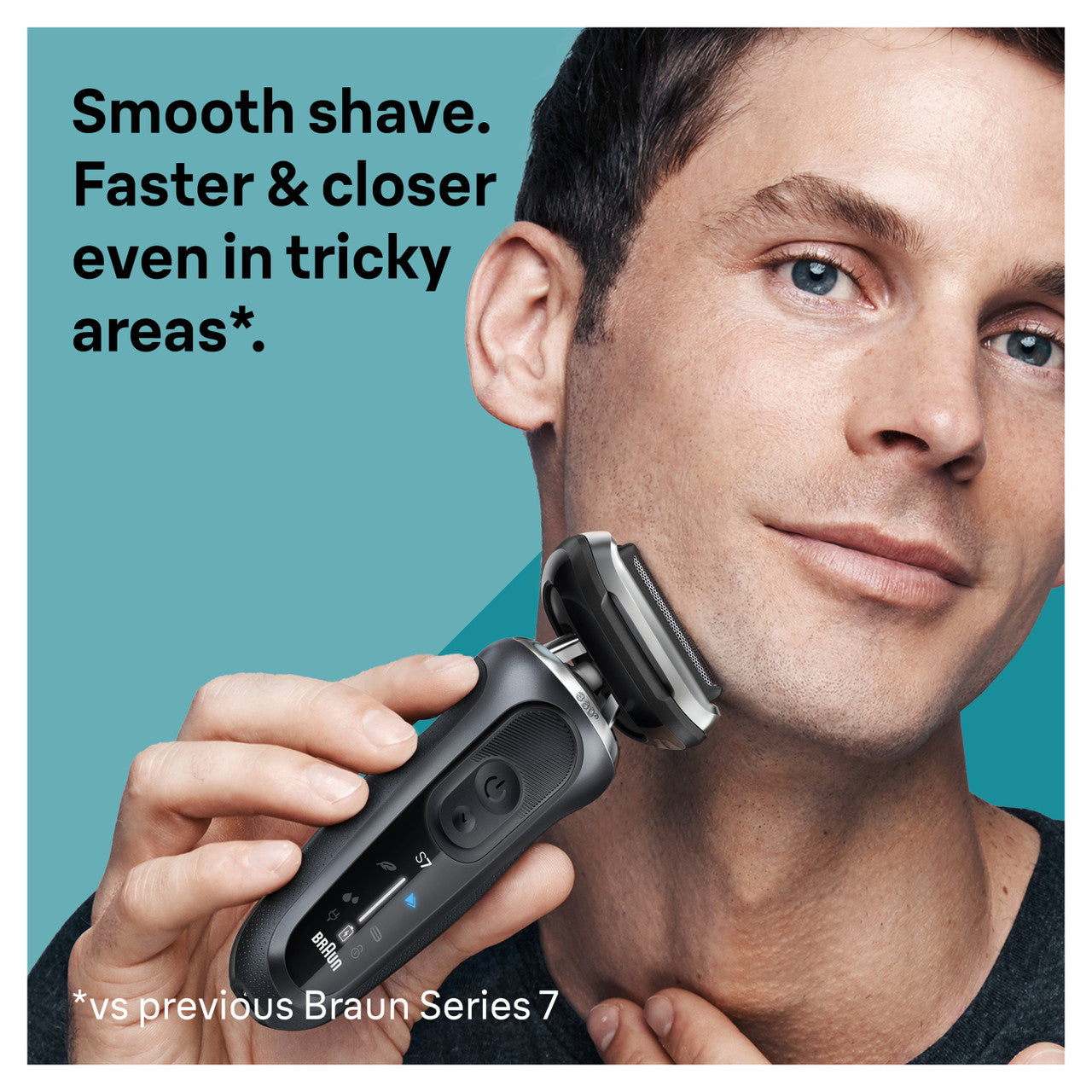 Series 7 Electric Shaver with SmartCare Center Stubbler Trimmer 7185cc