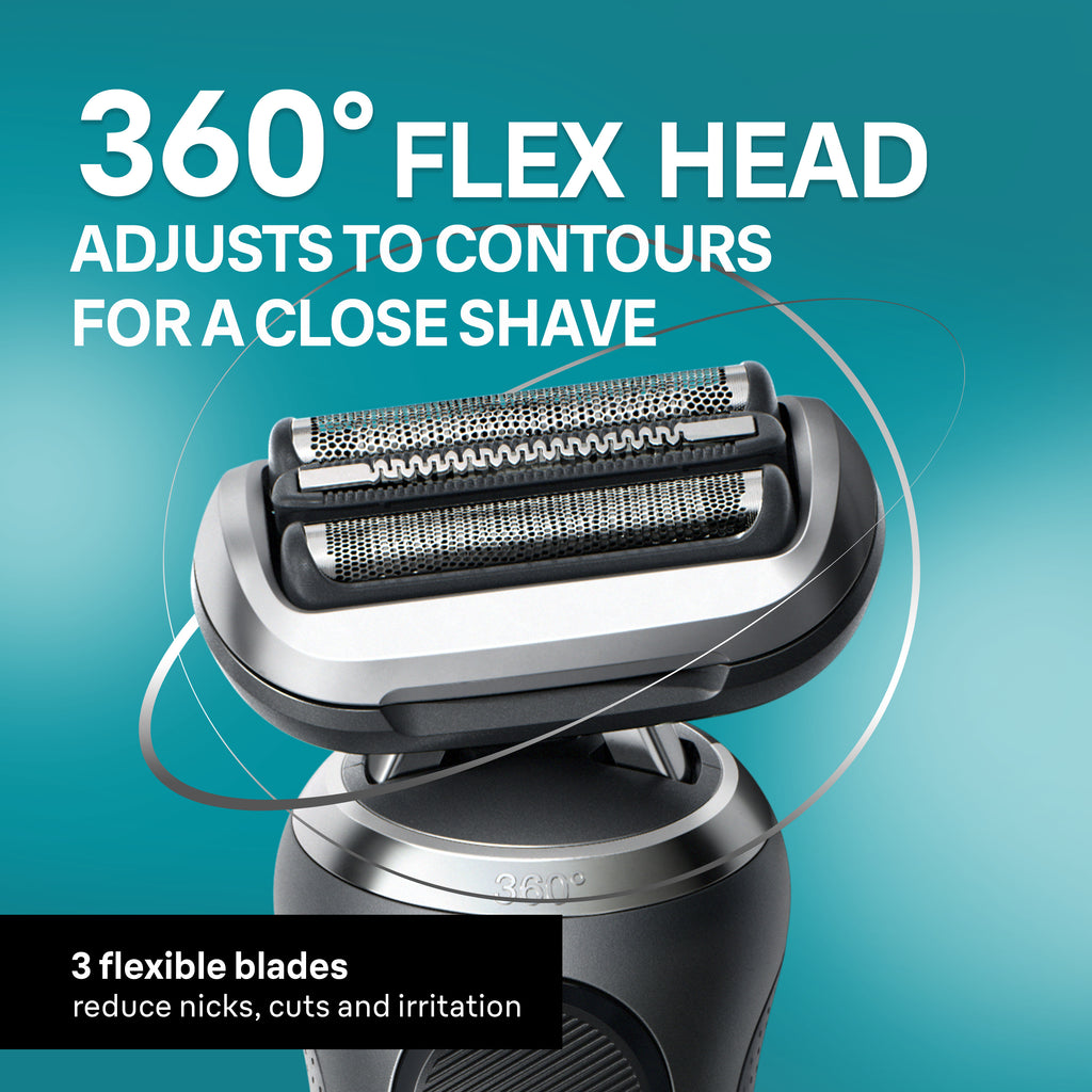Electric Shaver with Beard and Stubble Trimmer Series 7 7085cc
