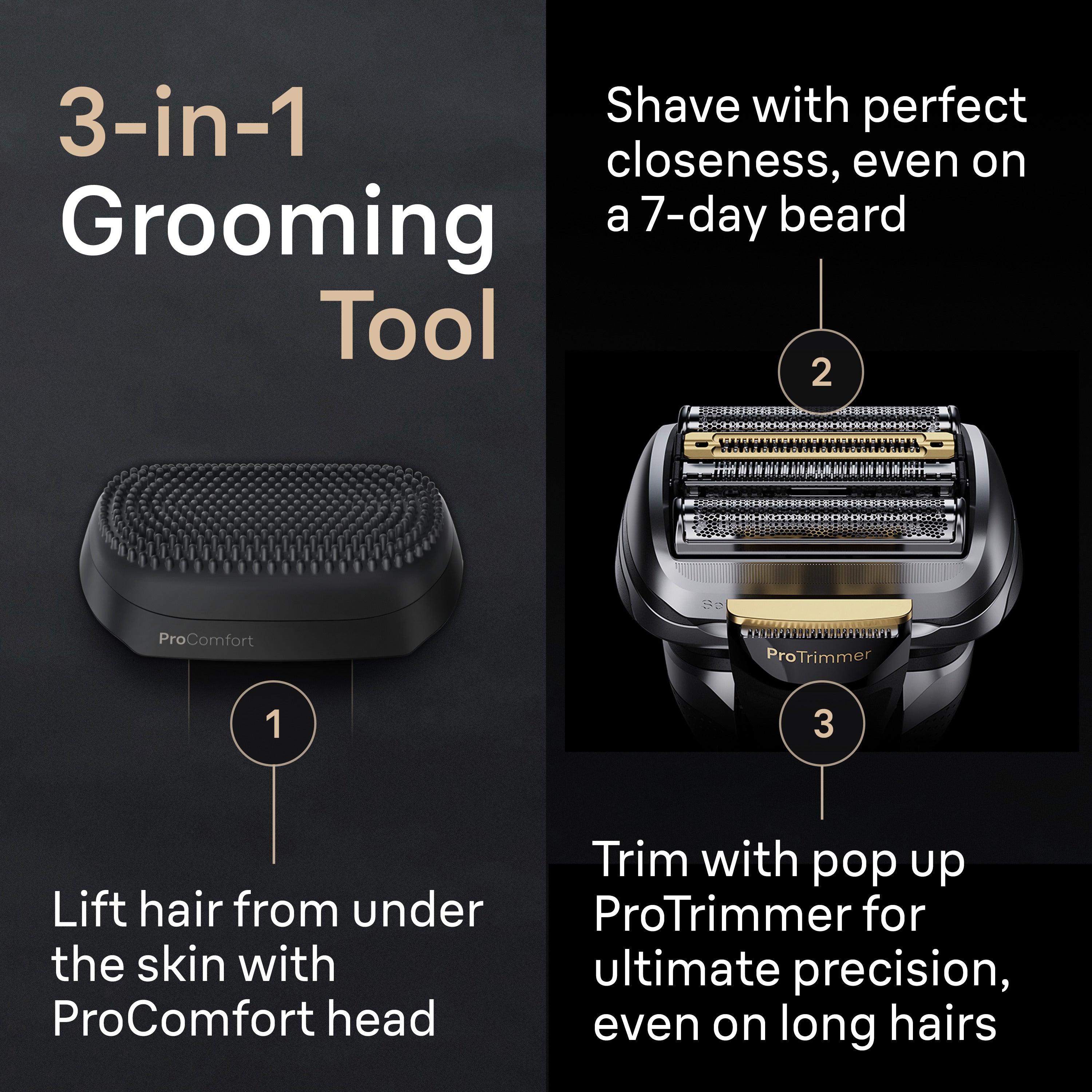 Series 9 PRO+ Electric Shaver with6-in-1 SmartCare Center ProComfort Head 9597cc