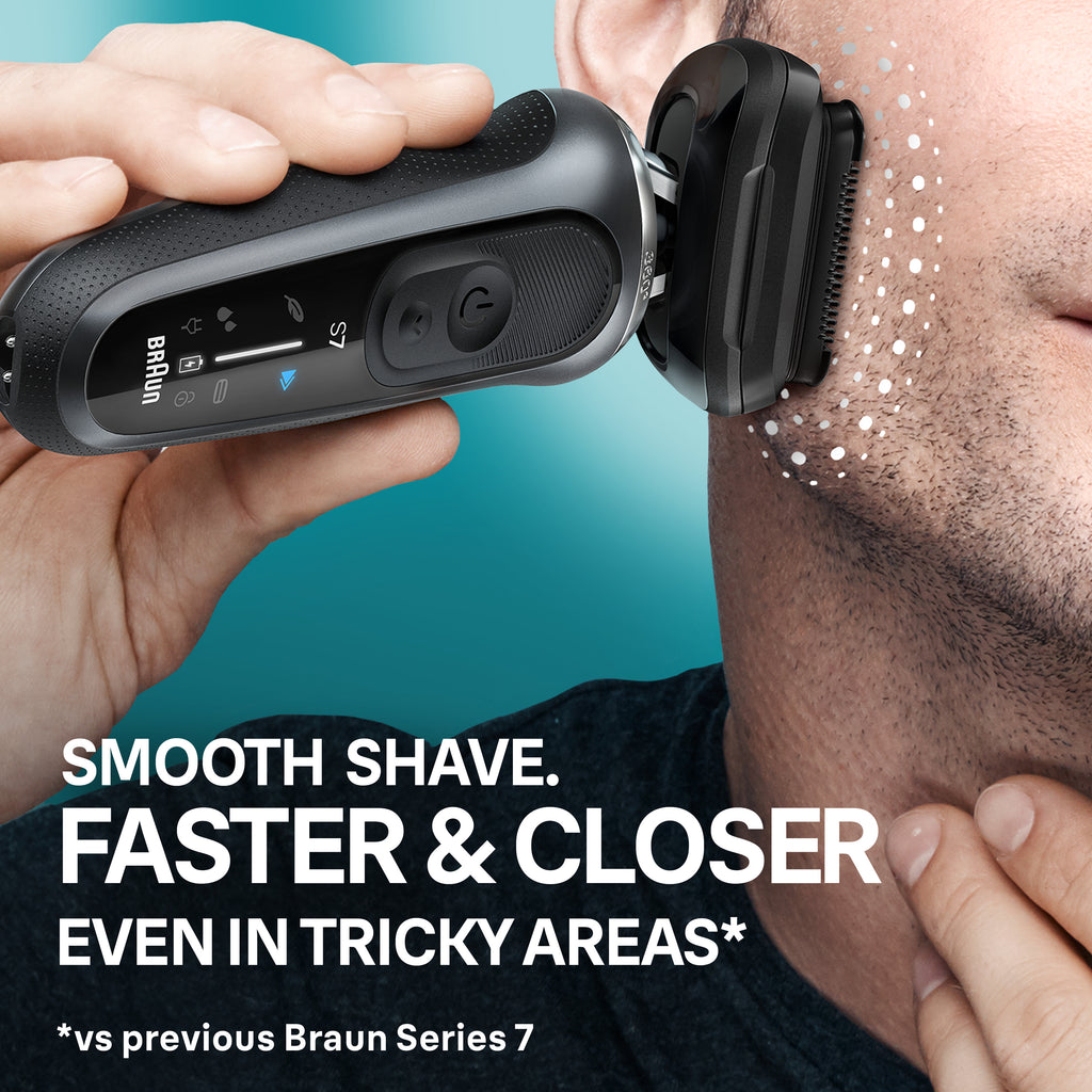 Electric Shaver with Beard and Stubble Trimmer Series 7 7085cc