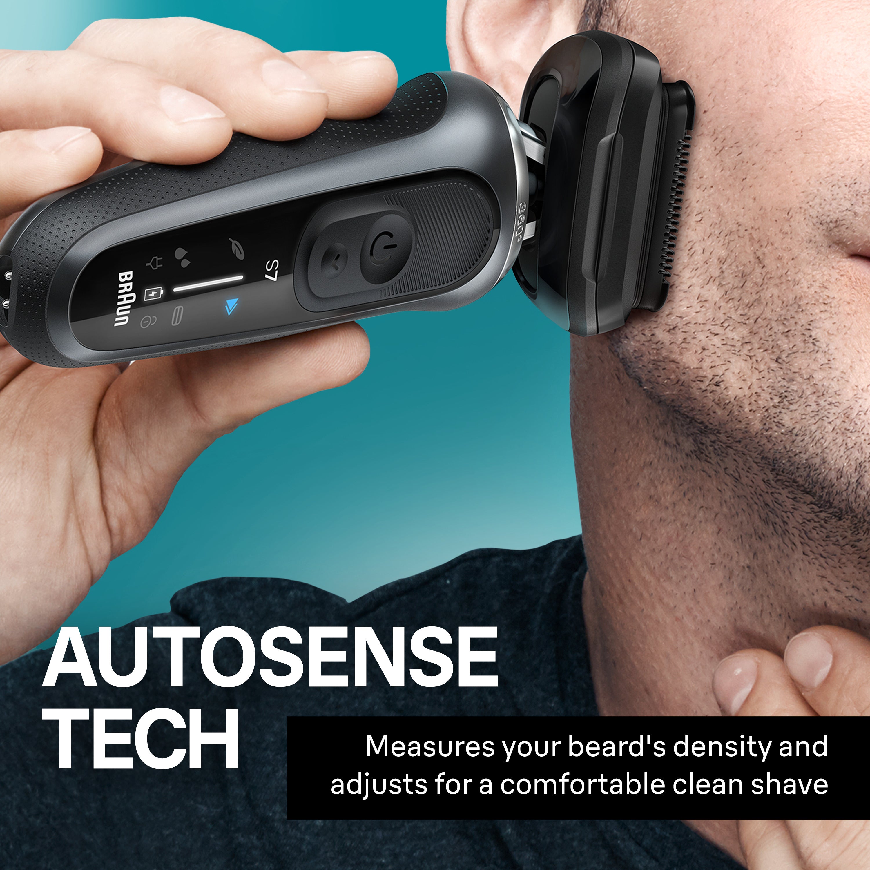 Electric Shaver with Beard and Stubble Trimmer Series 7 7085cc