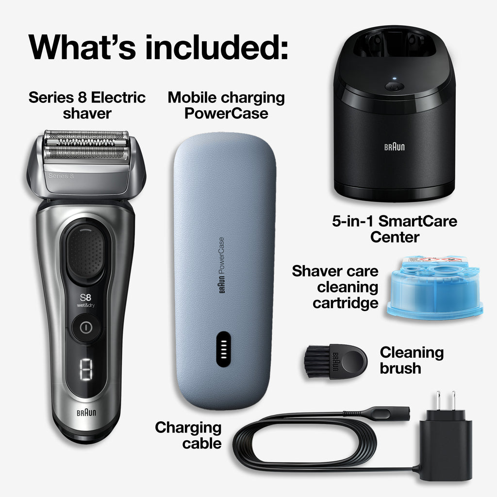 Series 8 Electric Shaver with PowerCase and 5-in-1 SmartCare Center 8577cc