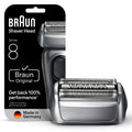 Braun Electric Shaver Head Replacement Part 83m Silver Compatible with Series 8 Electric Razors for Men